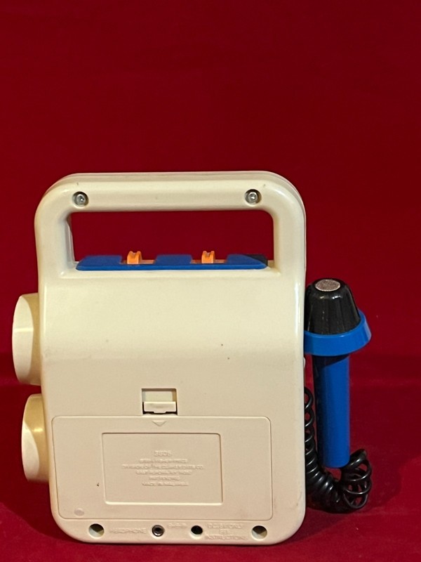 VINTAGE FISHER PRICE #3805 1984 AM/FM Radio Microphone Sing-A-Long-PARTS/RESTORE