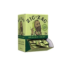 ZIG-ZAG Hemp Rolling Paper 1 1/4 Size - (48-Pack) Display Box 78mm