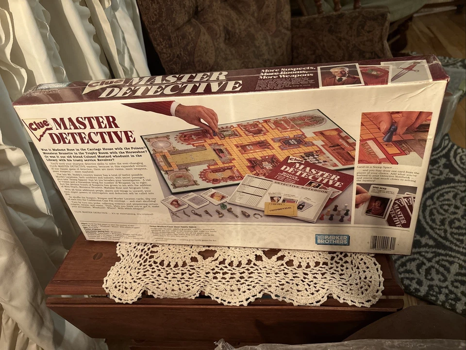 1988 Clue Master Detective Board Game by Parker Brothers New Sealed - Image 3 of 3