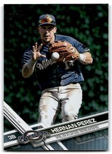 2017 Topps Rainbow Foil Hernan Perez Milwaukee Brewers #458