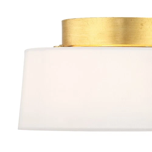 Crystorama Lighting Group FUL-903 Fulton 2 Light 12"W Semi-Flush - Gold - Picture 6 of 12