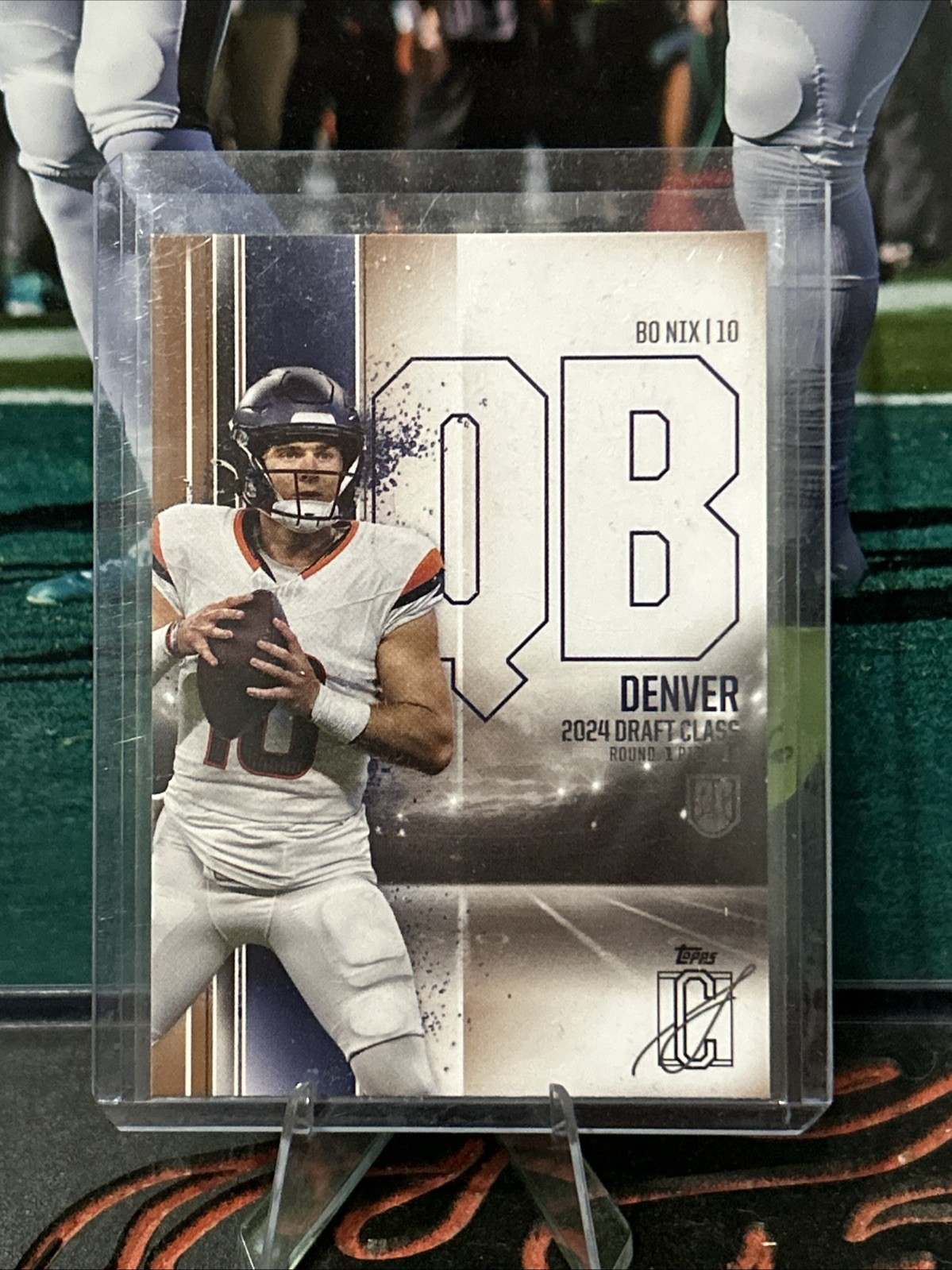 2024 Topps Signature Class - Rookies Bo Nix #100 Bronze (RC)