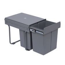 Image of Recycle Waste Bin 30/40L Sorter Recycling Pull Out & Soft Close Kitchen Cabinet