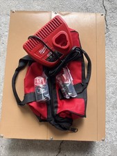 Milwaukee M12 2 Pack CP2.0 12V X2 2.0Ah Battery 48-11-2420  Charger Kit  Bag