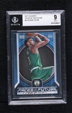 2017-18 Panini NBA Hoops Faces of the Future Jayson Tatum #4 BGS 9 MINT 3hd
