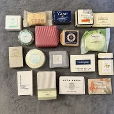 Collectible Soaps 18 Pc Lot Soap Collection Bath /Body/Face Hotel Bars Vtg