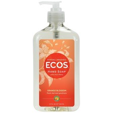 Ecos PL9484/6 Hand Soap Clear, Liquid, Clear, Floral, 17 oz, Bottle
