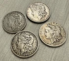 Morgan Silver Dollar Lot of 4 Coins - 1886, 1891, 1887, 1899-O - #111