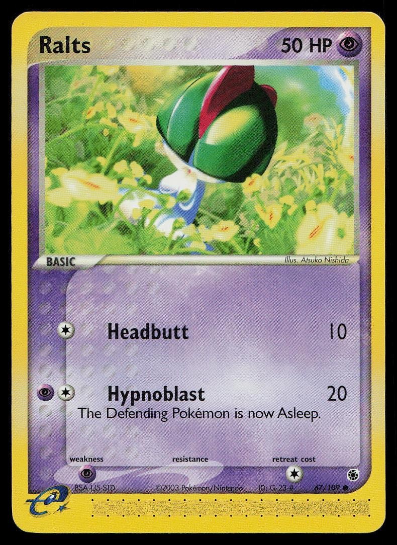 Ralts 67/109 Common Ruby & Sapphire Pokemon