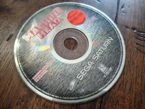 Machine Head (Sega Saturn, 1996) Disc Only