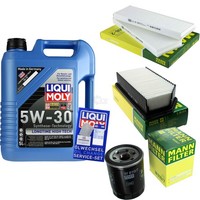 Inspektionskit Filter Liqui Moly ÖL 5L 5W-30 FüR Hyundai I20 Pb Pbt 1.2
