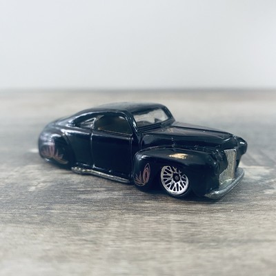 HOT WHEELS BLACK FORD TAIL DRAGGER CUSTOM HOT ROD 1:64 SCALE DIECAST MODEL CAR
