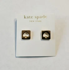 Kate Spade Earings Gold Hole Punch SP New