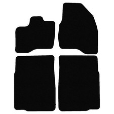 Velour Automatten für Ford Explorer V 2010-2019, Schwarz x14 Rand