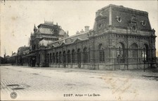 CPA Arlon Aarlen Wallonie Luxemburgo, La Gare - 4940461
