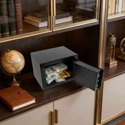 Möbeltresor Wandtresor Mechanisch Sicher Wandsafe mit Schlüssel Wall Safe 6.4 L