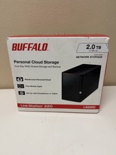 Buffalo LinkStation 220 LS220D 2-Bay 2TB NAS Network Storage Cloud