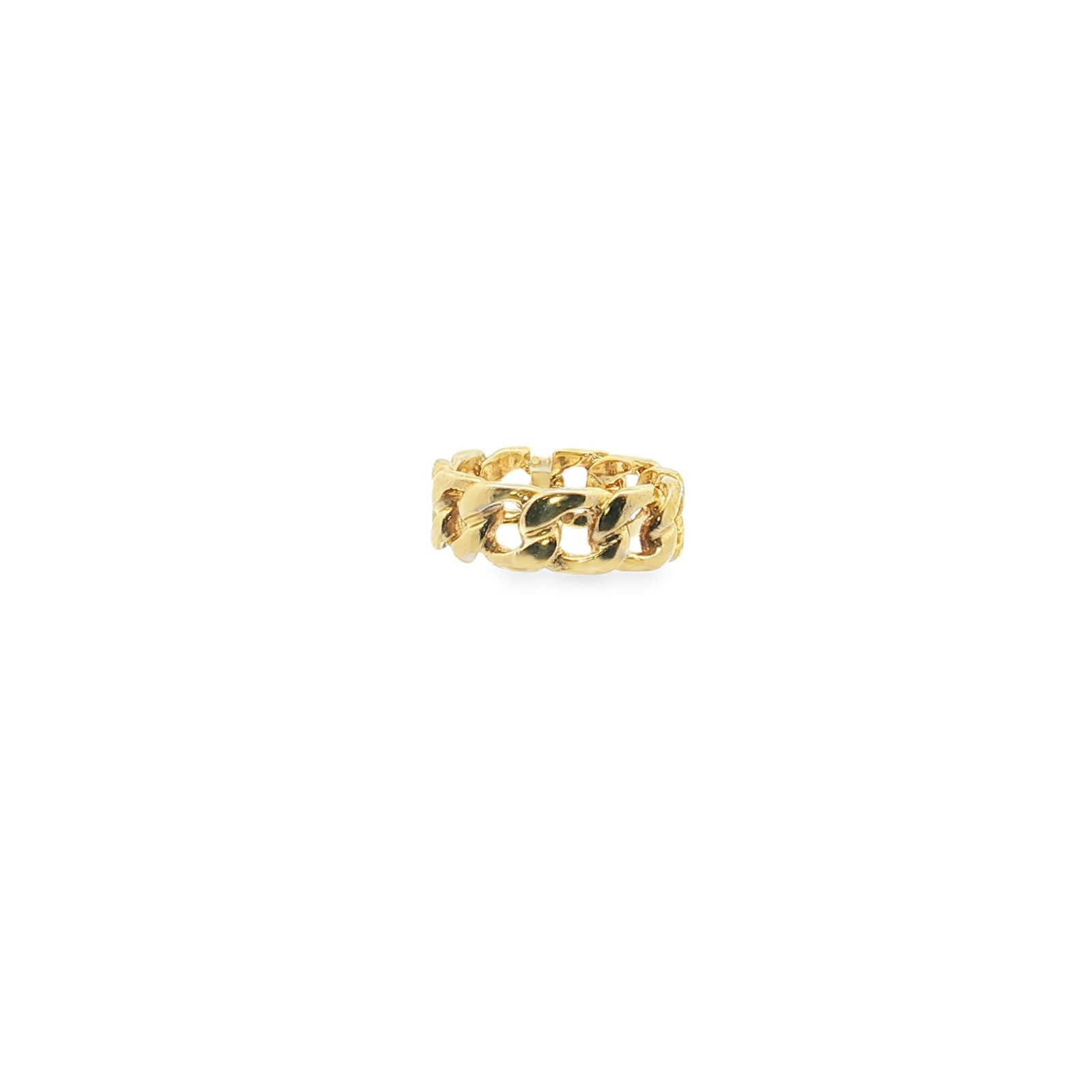 Vintage 13-14KY Curb Link Ring Sz 9