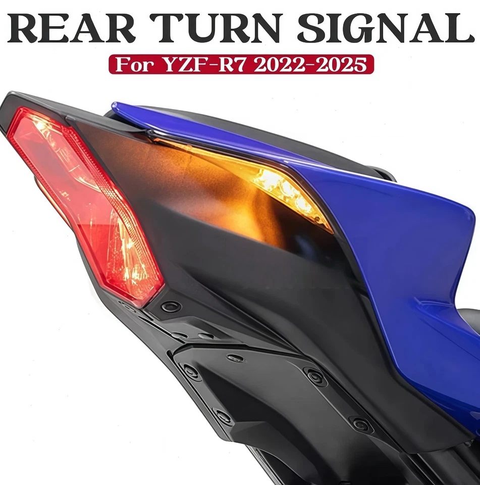 Nueva luz trasera LED integrada en la cola luz de señal de giro para YAMAHA YZF-R7 YZF R7 Foto 3 de 4