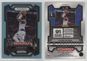 2023-24 Panini Prizm Monopoly Light Blue Prizm /199 Kyrie Irving #23