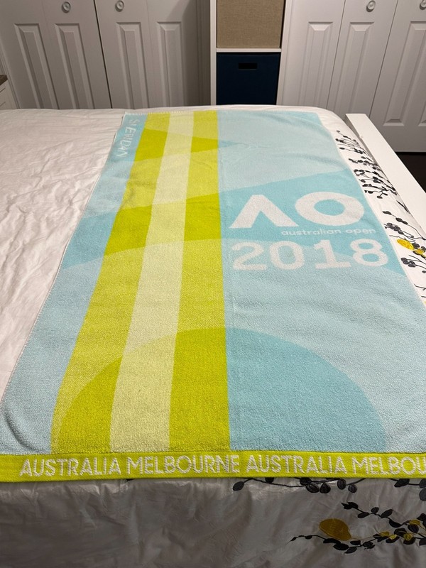 2018 Australian Open Ladies Player Towel - 60 x 30 inches