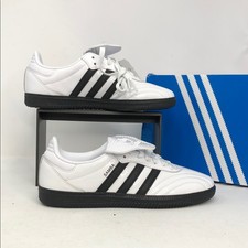 Adidas Samba LT Long Tongue JI2706 Patent Leather White Womens Shoes Size 6.5