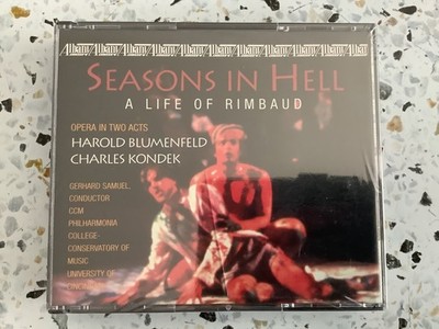 Seasons in Hell A Life of Rimbaud CD Sealed 1997 