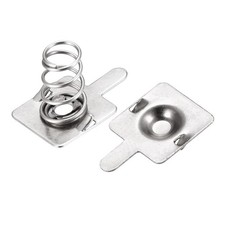 Battery Spring Plate AA Battery Contact Nickel Plate 10mmx10mm for DIY 20 Set