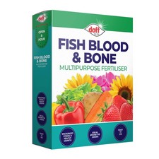 Doff Fish Blood & Bone Fertiliser 2kg Organic Garden Plant Food NPK 4-7-4 6.45 per kilo