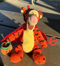 Devil Tigger Disney Plush Bean Bag 8  Halloween 2000 DN18600 Winnie The Pooh