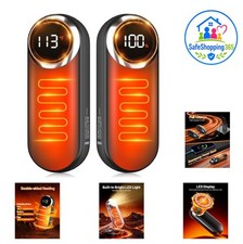 Rechargeable Hand Warmers 2 Pack 12000mAh Magnetic Electric LED Display 3 Heat