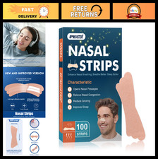 100 Pcs Extra Strength Nasal Strips for Snoring Relief, Breathing Aid, Sleep S