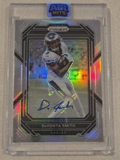 Prizm DeVonta Smith Silver Autograph