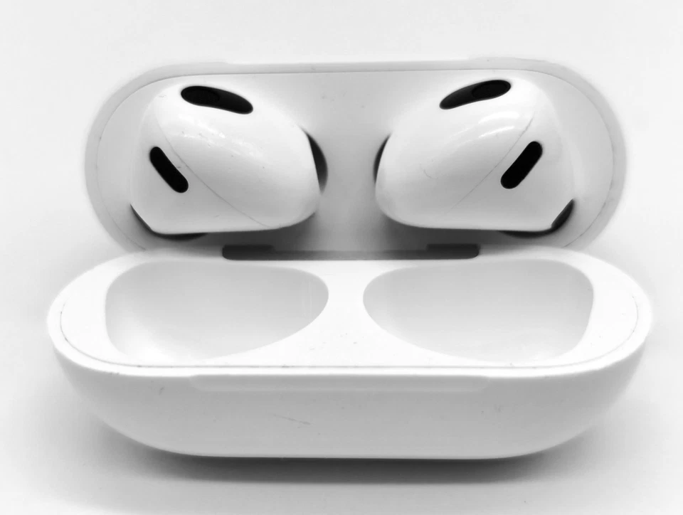 Apple AirPods 3. Generation Lightning Ladecase Weiß Bluetooth In-Ear (MPNY3ZM/A) - Bild 1 von 4