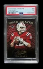 2013 panini absolute #32 tom brady; hogg heaven SP red throwback jersey PSA 7
