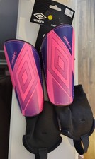 Umbro Stirrup Shin Guards Hot Pink Adult Med ...