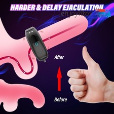 Male-Electric-Penis-Enlarger-Stretcher Sleeve-Penis-Extender-Girth-Enhancer Ring