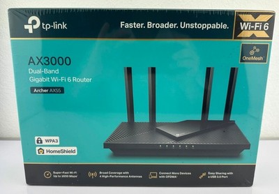 TP-LINK Archer AX3000 Dual-Band Wi-Fi 6 Router -New in sealed box