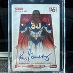 Bo Jackson Battle Arena Senior Ken Griffey Sr Debut Inspired Ink Auto K6SA-12