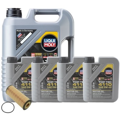 9L Liqui Moly Top Tec 4110 5W-40 Hengst Engine Oil Change Kit for W463 G550