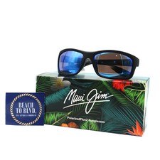 Maui Jim Kanaio Coast B766-08C Matte Black Frame - Blue Lens