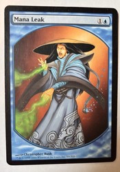 Mana Leak (Player Rewards) Textless Promo