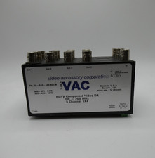 VAC 12-111-114 Rev B 3 Channel 1x4 HDTV Component Video DA DC-200 MHz
