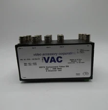 VAC 12-111-114 Rev B 3 Channel 1x4 HDTV Component Video DA DC-200 MHz