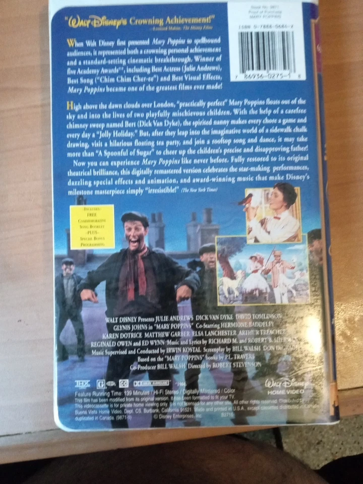 Mary Poppins [Fully Restored Limited Edition] [Walt Disney's Masterpiece] [Walt  - Image 3 of 4