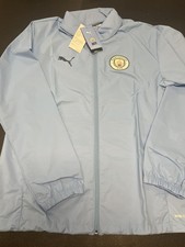 MANCHESTER CITY 2025/2026 FOOTBALL RAIN JACKET JERSEY PUMA SIZE Small