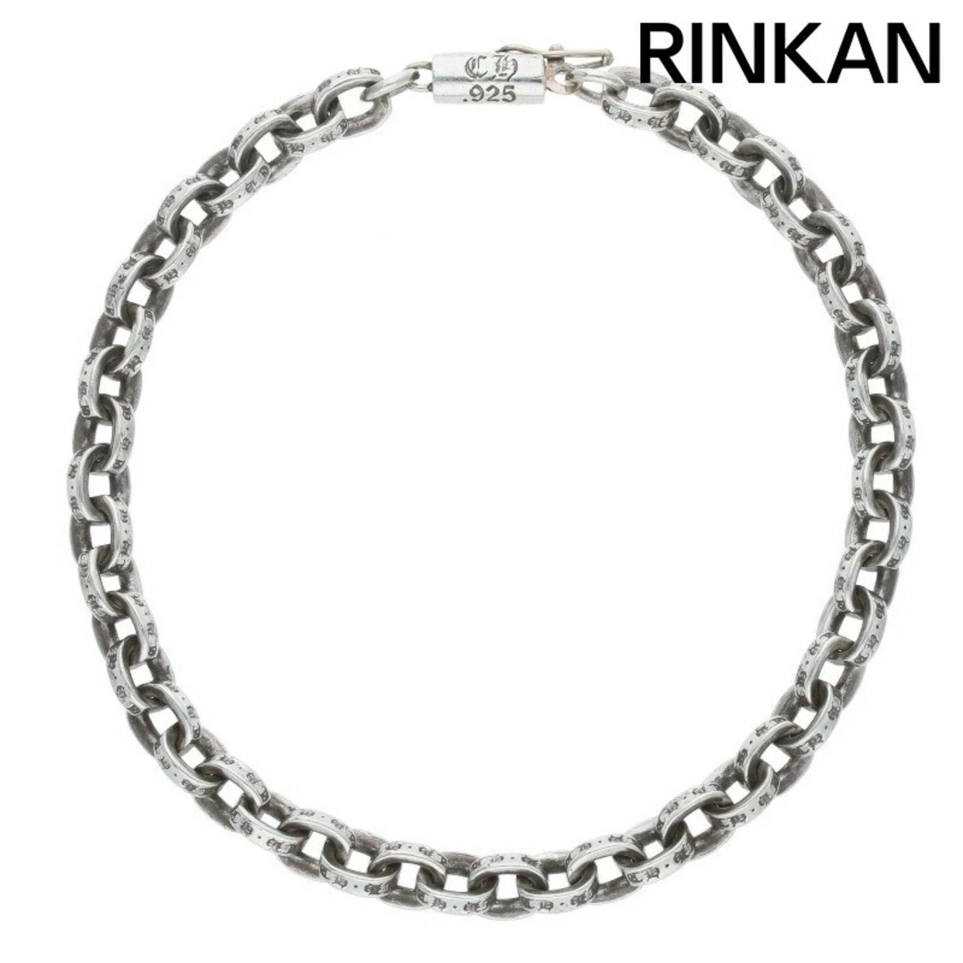 CHROME HEARTS Bracciale uomo argento catena carta cuori cromati 7 pollici usatoacf8ba9f5e797a04