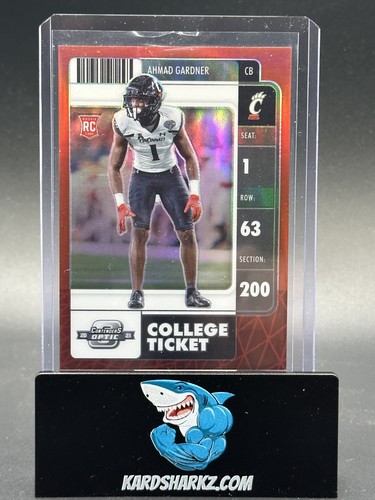 Ahmad 'Sauce' Gardner #25 2022 Panini Chronicles Draft Picks Contenders Optic card