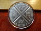 Pop Bullion Divisible Silver 1 Oz .999 Fine Silver Bullion Round - No Reserve