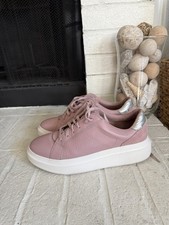 Ugg leather platform sneakers in Rose Gray Size US 10
